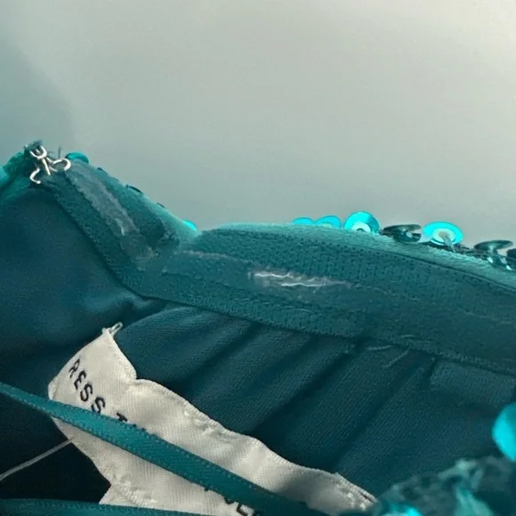 Dress The Population Black Label Sequin Off-The-Shoulder Mini Dress Sz M NWT Mini